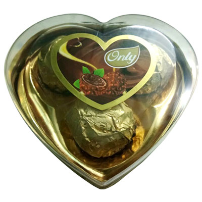 "ONLY HEART Chocolates -3 pcs pack-code012 - Click here to View more details about this Product